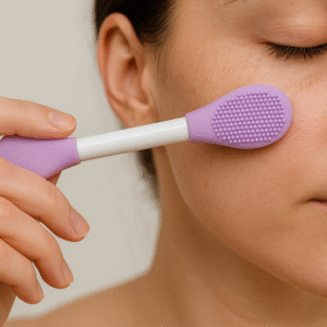 Dual-ended silicone applicator