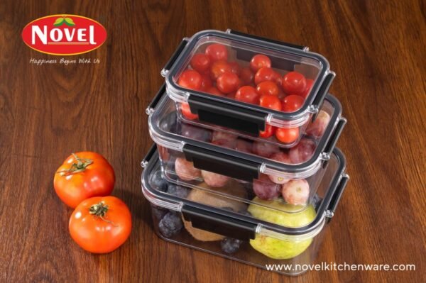 Air Tight Glass containers- Pack of 3