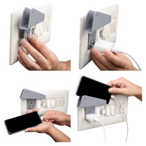 Wall Socket Phone Holder Stand - Pack of 3