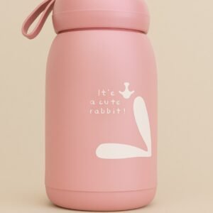 Cute Rabbit Insulated glass Bottle