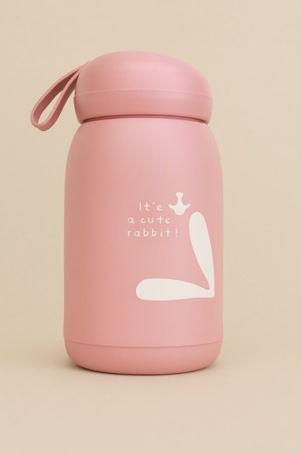 Cute Rabbit Insulated glass Bottle